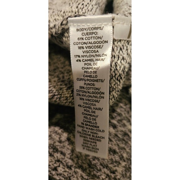 Loft Women's XS Heather Gray Sweater Dress -Below Knee length, round neck - Picture 6 of 8